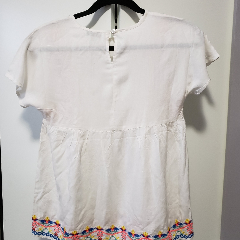DEX Embroidered Summer top - Picture 2 of 7